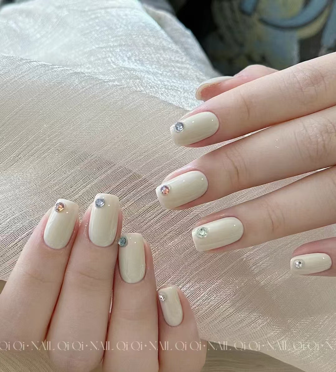 100% Handmade press on Nail Art Styles-914-GYEJ