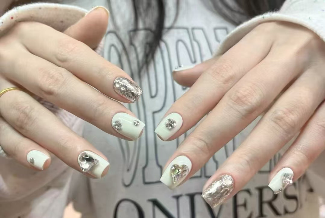 100% Handmade press on Nail Art Styles-907-GYEJ